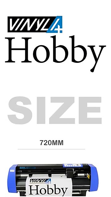 CLEAR SIZE 720MM Vinyl4 Hobby graphic (SKU ask)
