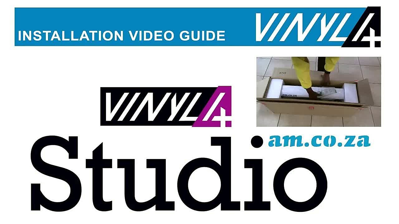 YouTube thumb — Vinyl4 Studio stand assemble (SKU ask)