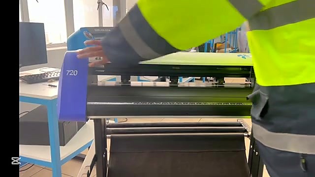 Blue end-cap 720 marking + machine body (SKU ask)