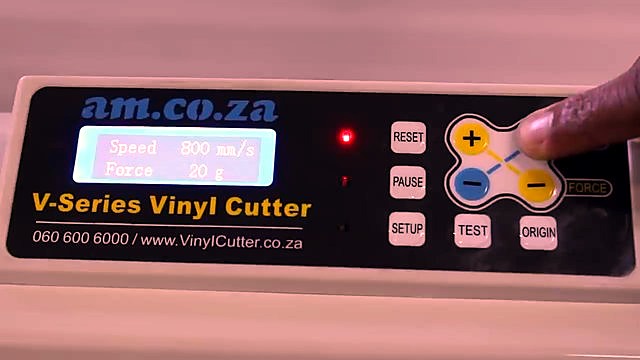 V-Series LCD control panel Speed/Force (SKU ask)