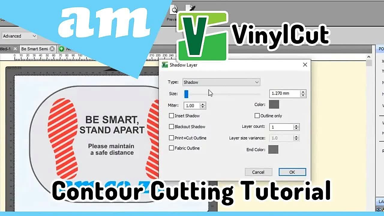 V-Smart VinylCut contour tutorial thumb (SKU ask)