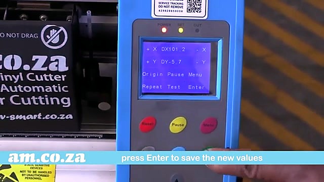 Blue LCD X/Y offset Enter to save (SKU ask)