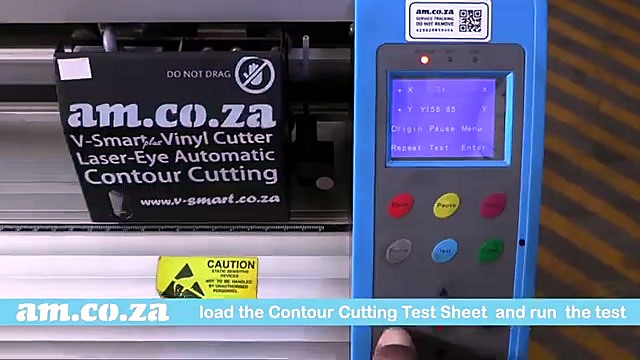 Load Contour Cutting Test Sheet run (SKU ask)