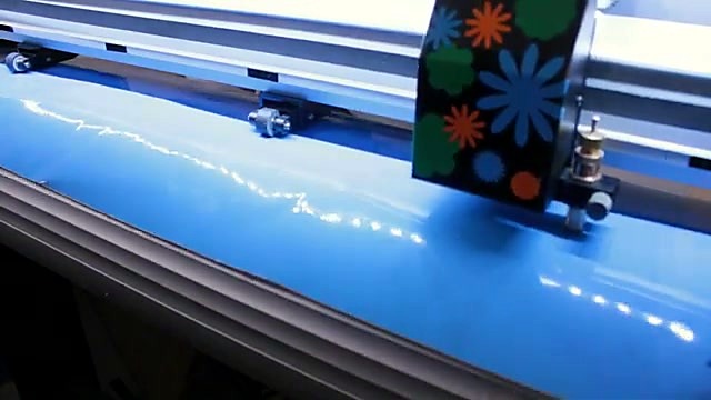 Carriage cutting light blue vinyl (SKU ask)