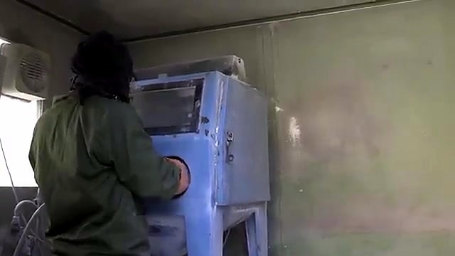 Sandblast cabinet glove ports (SKU ask)