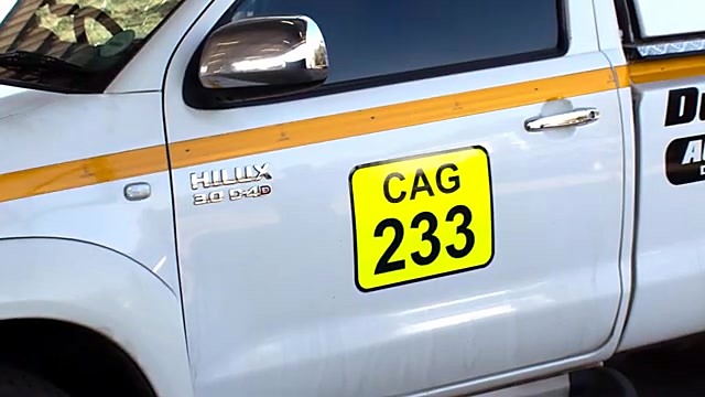 Hilux door yellow CAG 233 applied (SKU ask)