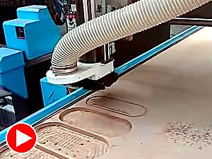 Dust hood cutting