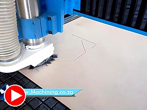 Wood door panel routing