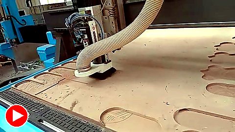Cut result on bed