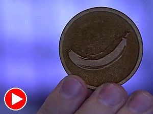 Finished game coin motif