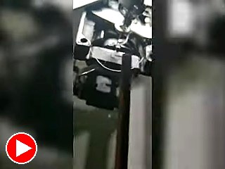 Drive block linkage close-up