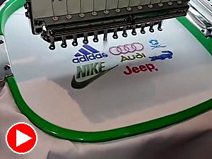 Logo sampler under the head