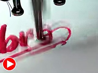Close stitch on Embro head