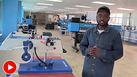 AM.CO.ZA showroom pneumatic presses