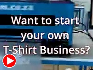 T-shirt printing setup