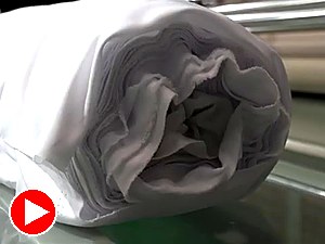 Pressing a t-shirt