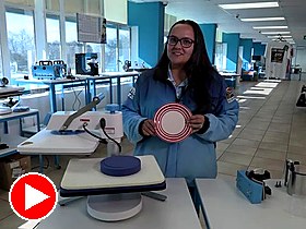 Plate press attachment demo