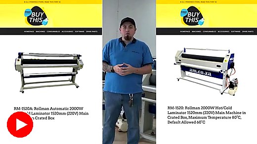 AM.CO.ZA RollMan laminator