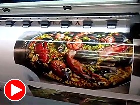 Eco printer in use