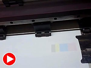 Carriage printing outdoor colour