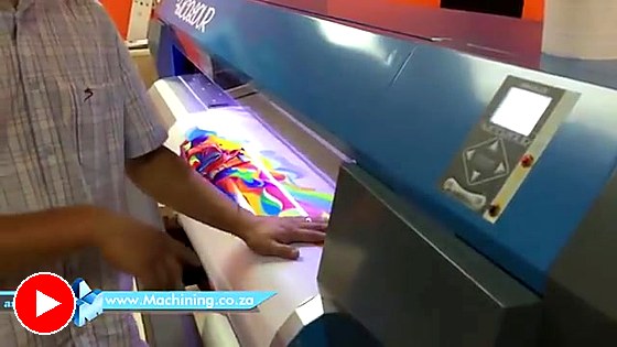 Eco printer in use