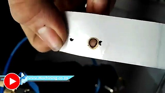 Plasma cut in progress