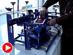 Hard-hat screen printer