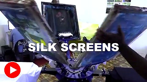 Screen print carousel