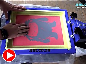 Screen print carousel