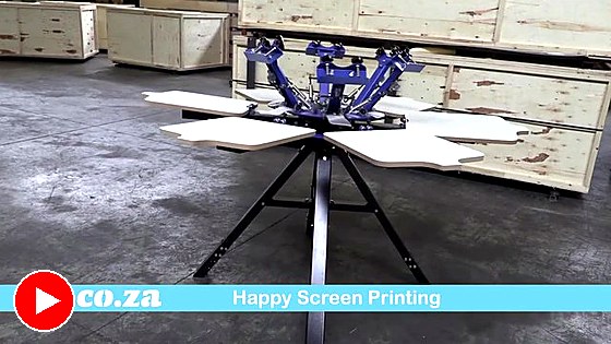 Screen print carousel