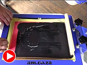 Screen print carousel