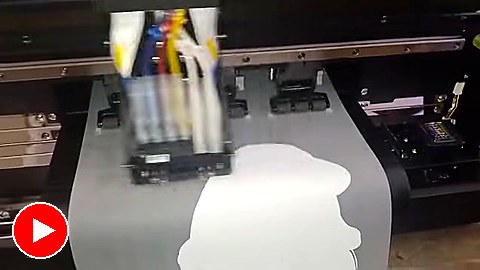 Carriage mid-print on film