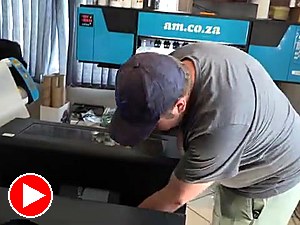 AM.CO.ZA blue DTF printer