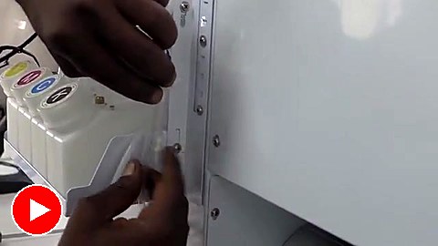 CMYK ink tanks install
