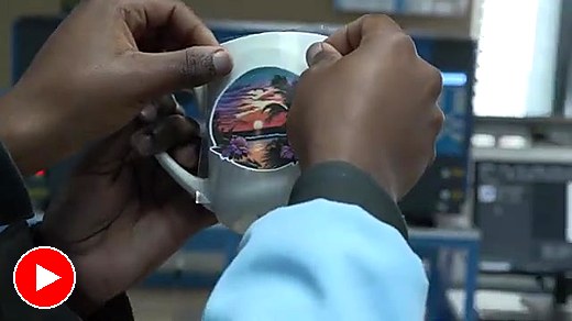 UV-DTF sticker apply on mug