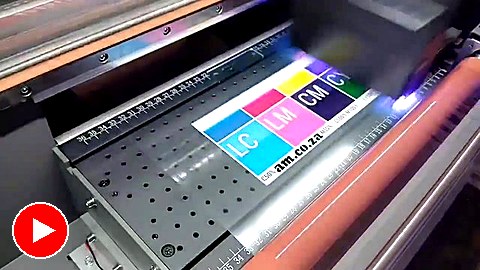 Built-in laminator UV cure
