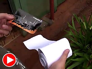 Peel contour-cut sticker