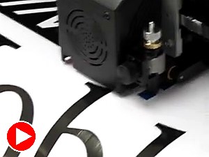 Carriage cutting lettering
